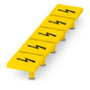 GPLM12 Warning label, printable number and letter marking labels for 12.2mm terminal block