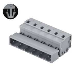 MC004D-7.5 7.5mm Pitch Pluggable PCB Terminal Block,wire-to-board male connector