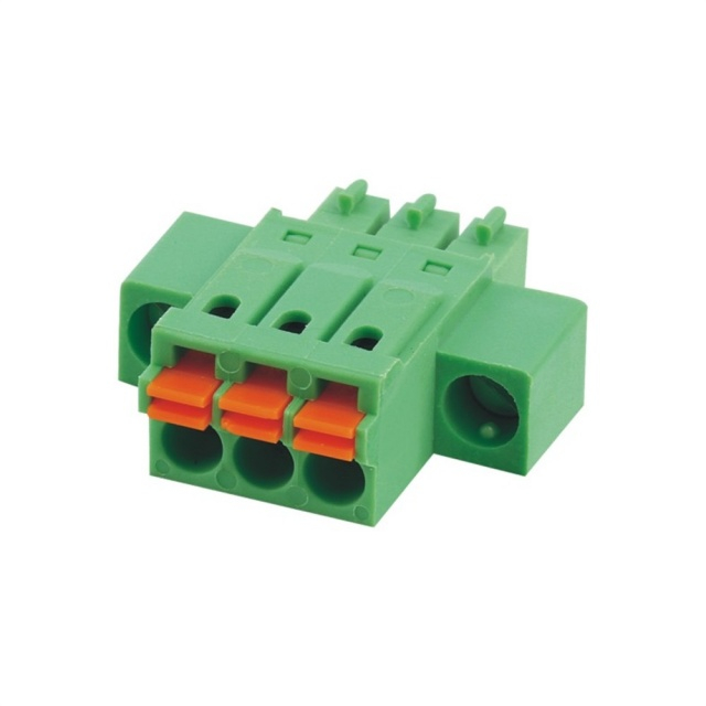 15EGTKNM-3.5 Pluggable PCB terminal block 3.5mm pitch spring cage connector