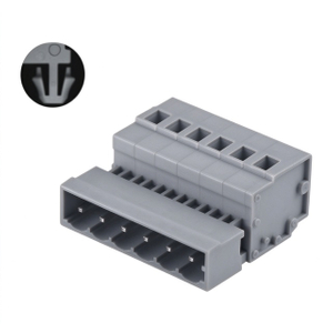 MC004D-5.0 5.0mm Pitch Pluggable PCB Terminal Block,wire-to-board male connector