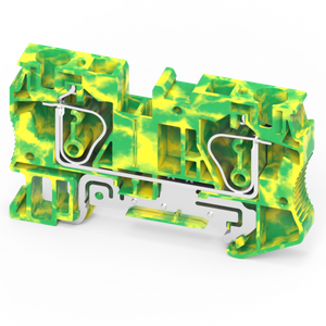GW6-2-PE Spring-cage Din-Rail Terminal Block 