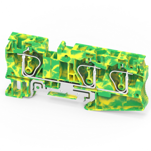GW6-3-PE Spring-cage Din-Rail Terminal Block 