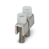 GSB12- fixed bridge 12.2mm pitch terminal block jumper equivalent to FBRN FBRNI