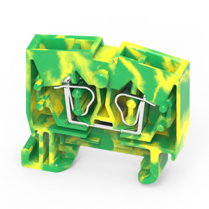 GW2.5-2-din15-PE Spring-cage Din-Rail Terminal Block 